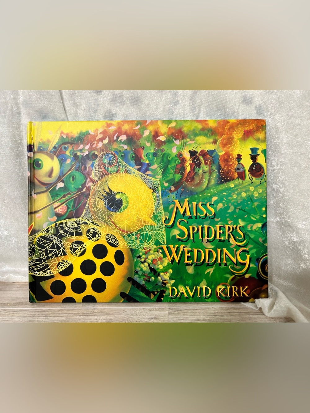Vintage 1995 Miss Spider’s Wedding David Kirk Hardcover First Printing